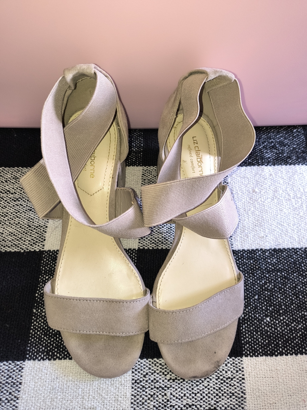 Women's Neutral Tan Block Heel Sandals